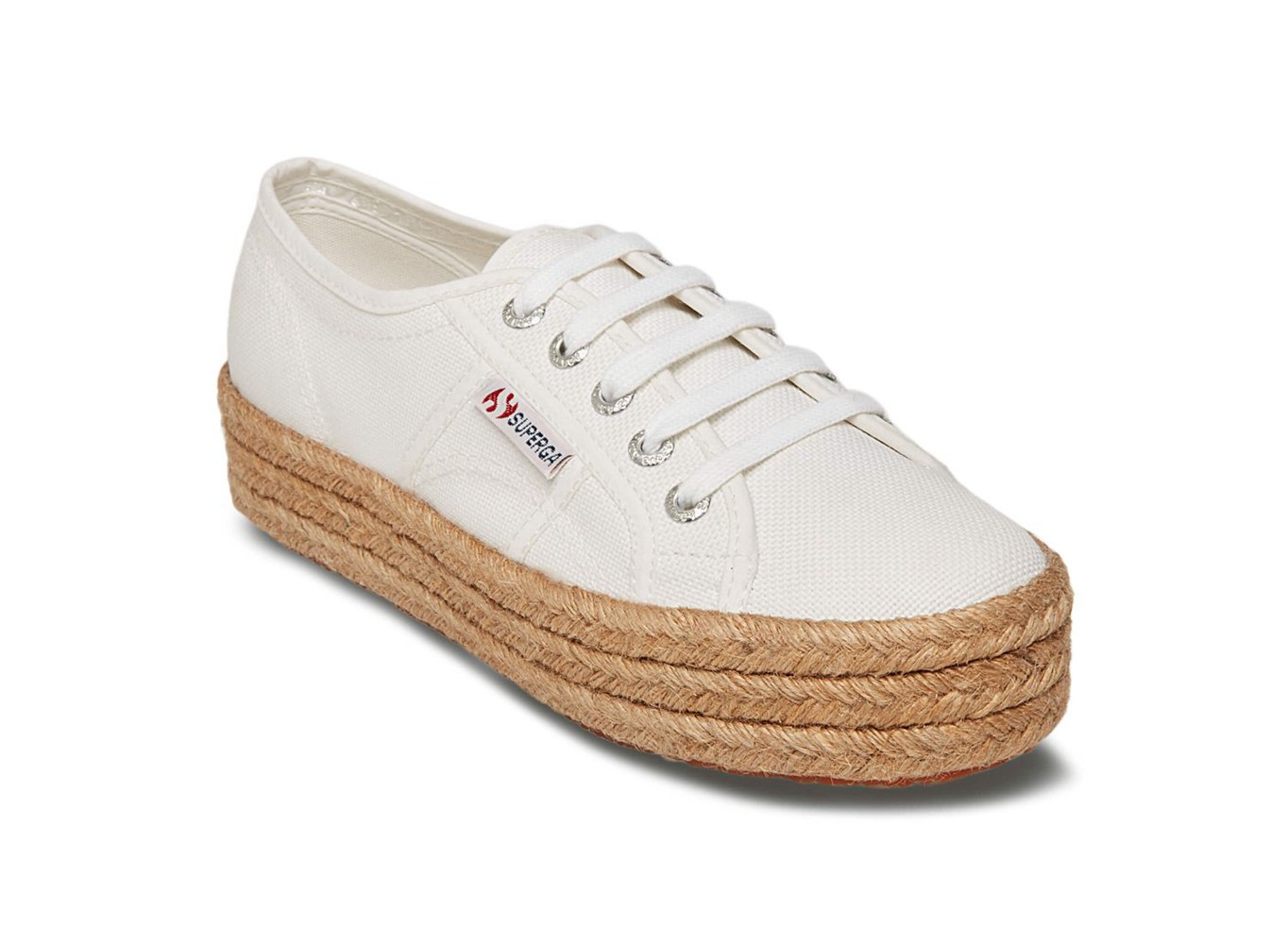 Espadrille Feminino Branco - Superga 2730 Cotropew - AOYNP-9047